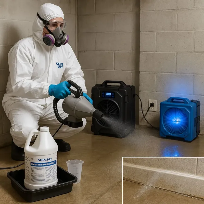 Sanitization and Odor Removal process in Normandy Park, WA